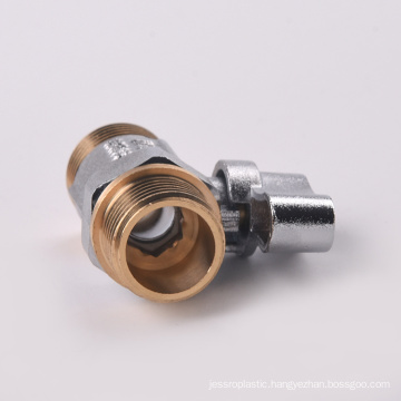 Quality-assured Compressed Pipe Fittings Brass Drop Ear Elbow Fitting Tube Female Seated Elbow
